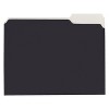 TOPS File Folder Recycled 9-1/2"x11-3/4" 1/3 Cut Tab 50/PK BK/WE 16101 - 2 of 3