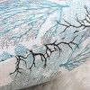 PiccoCasa Throw Pillow Covers Cases Modern Coral Coastal Beach House Linen Cushion Cover for Couch Sofa - 2 of 4