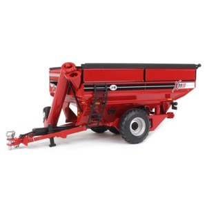 1/64 Red J&M 1112 X-Tended Reach Grain Cart with Tandem Walking Duals JMM-033 - 1 of 4