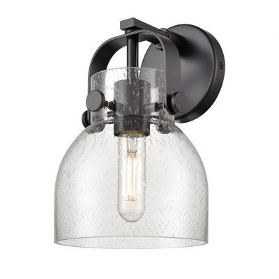 Pilaster II Bell - 1 Light Wall Sconce In Industrial Style-9.75 Inches Tall and 6.5 Inches Wide
