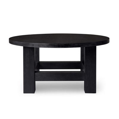Maven Lane Marco Round Wooden Coffee Table Rustic Accent Furniture