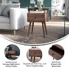 Taylor & Logan Haisley Mid-Century Modern Nightstand: Engineered Wood, Tapered Legs, Soft Close Drawer - 2 of 4