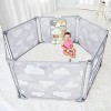 Skip Hop Play Enclosure Expandable Baby Playpen - Gray - image 4 of 4