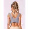 INSPIRE CHIC Women's Wirefree Bra Full Coverage Push Up Vest Bralettes 3 Packs - 2 of 4