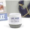 Pavilion Gift Company - Lake Mode - 11 oz - 100% Soy Wax Reveal Candle Scent: Serenity - Flame Candles - 2 of 4
