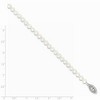 Black Bow Jewelry 4-5mm, White FW Cultured Pearl & Sterling Silver Clasp Necklace - 3 of 4