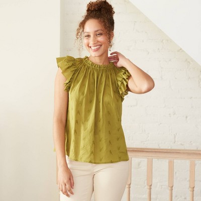 target yellow blouse