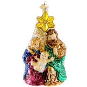 Old World Christmas 5.5 Inch Holy Family. Ornament Religious Heavenly Tree Ornaments - 1 of 2