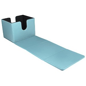 Ultra Pro - Vivid Alcove Edge Deck Box (Light Blue) - Stores & Protects Up To 100 Standard Size Collectible Cards, Baseball Cards, Gaming Cards, - 1 of 3