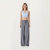 Anna-Kaci Active Women’s High Waist Wide Leg Lounge Pants with Soft Stretch Fabric Adjustable Drawstring Waistband - 2 of 4