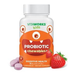 VitaWorks Kids - Probiotic - 60 Chewables - 1 of 4