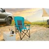 VisioGear Outdoor Portable Chairs, Folding Chair with Cup Holder, Portable Chair for Outdoor Travel Lawn Backyard, Blue, 25.59"*30.71"*40.94" - 4 of 4