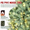 Resenkos Artificial 8ft Blue  Tint Christmas Tree with 3308 PE/PVC Mixed Branch Tips, 900L warm white led - 2 of 4