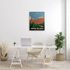 Stupell Industries Visit Twin Peaks Mountain Landscape Canvas Wall Art - 2 of 4