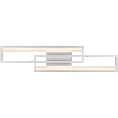 Quoizel Lighting Kocha 1 - Light Vanity in  Painted Brushed Nickel