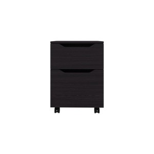 SEVOBAL Nightstands Space Optimization Sleek Storage Nightstand Compact Corner Organizer for Bedroom Multifunctional Use, Black, 16.5"*16.5"*22.6" - 1 of 4