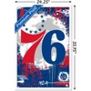 Trends International NBA Philadelphia 76ers - Maximalist Logo 23 Framed Wall Poster Prints - 3 of 4