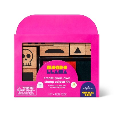 Día de Muertos Craft Rubber Stamp Kit - Mondo Llama™
