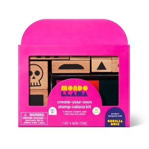 Día de Muertos Craft Rubber Stamp Kit - Mondo Llama™ - 1 of 4