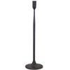 HomeRoots Set of Two Black Distressed Metal Tabletop Taper Candle Holders - 4 of 4