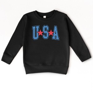 The Juniper Shop Varsity USA Red Stars Toddler Sweatshirt - 1 of 4