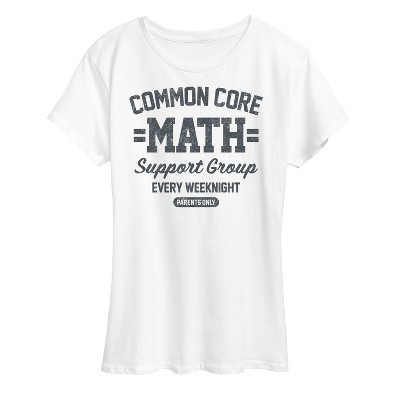 Women's - Instant Message - Math Support Group Short Sleeve Graphic T-Shirt