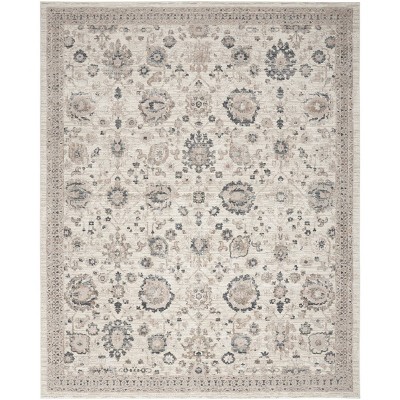 Nourison Eco Cycle Floral Machine Woven Rug