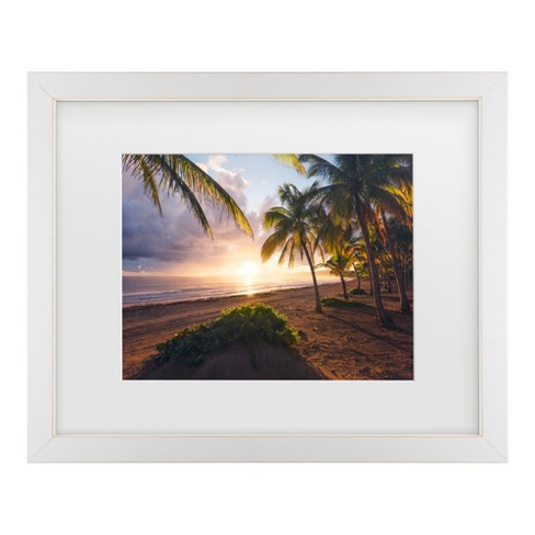 Stefan Hefele Good Morning Paradise Matted Framed Art : Target