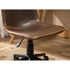 NicBex Faux Leather 360 degrees Swivel Air Lift Home Office Chair for Work Study,Wide Seat/Vanity Chair - 4 of 4