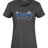 Women's - Instant Message - Winter Graphic T-shirt Dress - 2 of 4