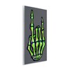 Stupell Industries Rock On Skeleton Hand Wall Plaque Art - 2 of 4