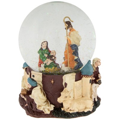 Northlight Nativity Scene Musical Christmas Snow Globe - 5.5"