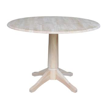 30.3" Jeremy Round Dining Table Blue - International Concepts
