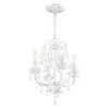 Livex Lighting Athena 4 - Light Chandelier in  Antique White - 4 of 4