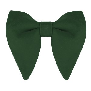 Allegra K Men's Pre-tied Solid Color Formal Party Prom Velvet Bow Ties One Size - 1 of 4