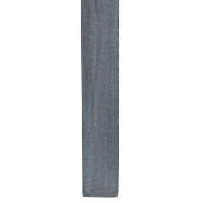 Transitional Ash Grey Acacia Wood 2-Seat Outdoor Bench