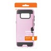 Reiko Samsung Galaxy S8 Edge /S8+/ S8 Plus Slim Armor Hybrid Case with Card Holder in Pink - 4 of 4