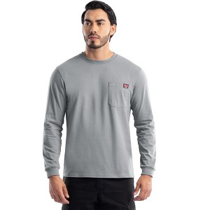 Wrangler Workwear Men's Long Sleeve Heavyweight Pocket T-Shirt, Size S-5XL - 1 of 4
