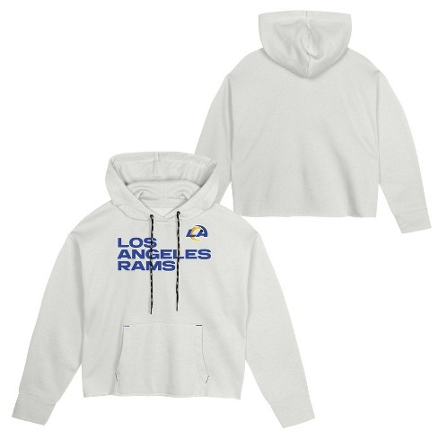 NFL Los Angeles Rams Girls' Cropped Hooded Sweatshirt - image 1 of 3