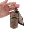 Unique Bargains Retro Lipstick Bag Handbag Charm Brown 1 Pc - 4 of 4