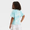 Girls' Smurfs Boxy Short Sleeve Graphic T-Shirt - Blue - 3 of 4