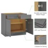 Kitchen Base Cabinet, Unassembled Cabinet with Adjustable Shelf without Top - 4 of 4