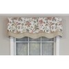 RLF Home Gianna Glory 3" Rod Pocket Layered Window Valance, 50" x 16" - image 2 of 4