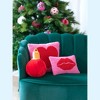 Shiraleah Red Christmas Ornament Bauble Pillow, Small - 4 of 4