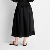 Women's Drop Waist Pleated Midi Skirt - Future Collective - 2 of 3