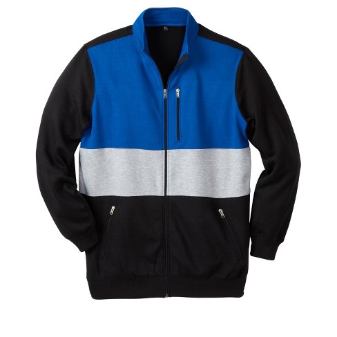 KingSize Mens Big & Tall Full-Zip Fleece Jacket 
