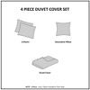 Sapphtopaz 4-Piece King/Cal King Velvet Duvet Cover Set, Diamond Quilted King Quilt Bedding Set with 2 Shams & Pillow -Teal - 3 of 4