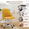 Lirago Modern Fabric Armless Adjustable Swivel Office Desk Chair with Wheels 20.40 x 22.80 x 29.30 in. - 3 of 4