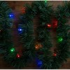 GE StayBright Pre-lit 18-FT Artificial Garland with 50 Multicolor LED Lights - 2 of 4