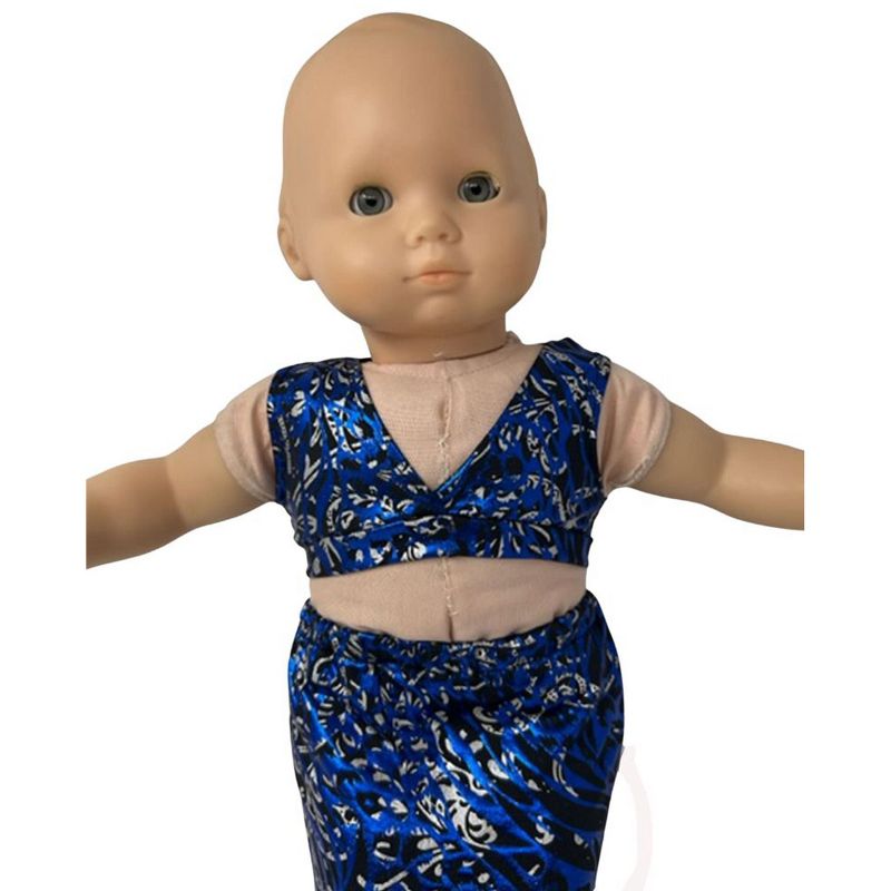Doll Clothes Superstore Blue Mermaid Fits 15-16 Inch Baby Dolls, 3 of 5
